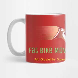 Fat Bike Moving at Gazelle Speed Mug